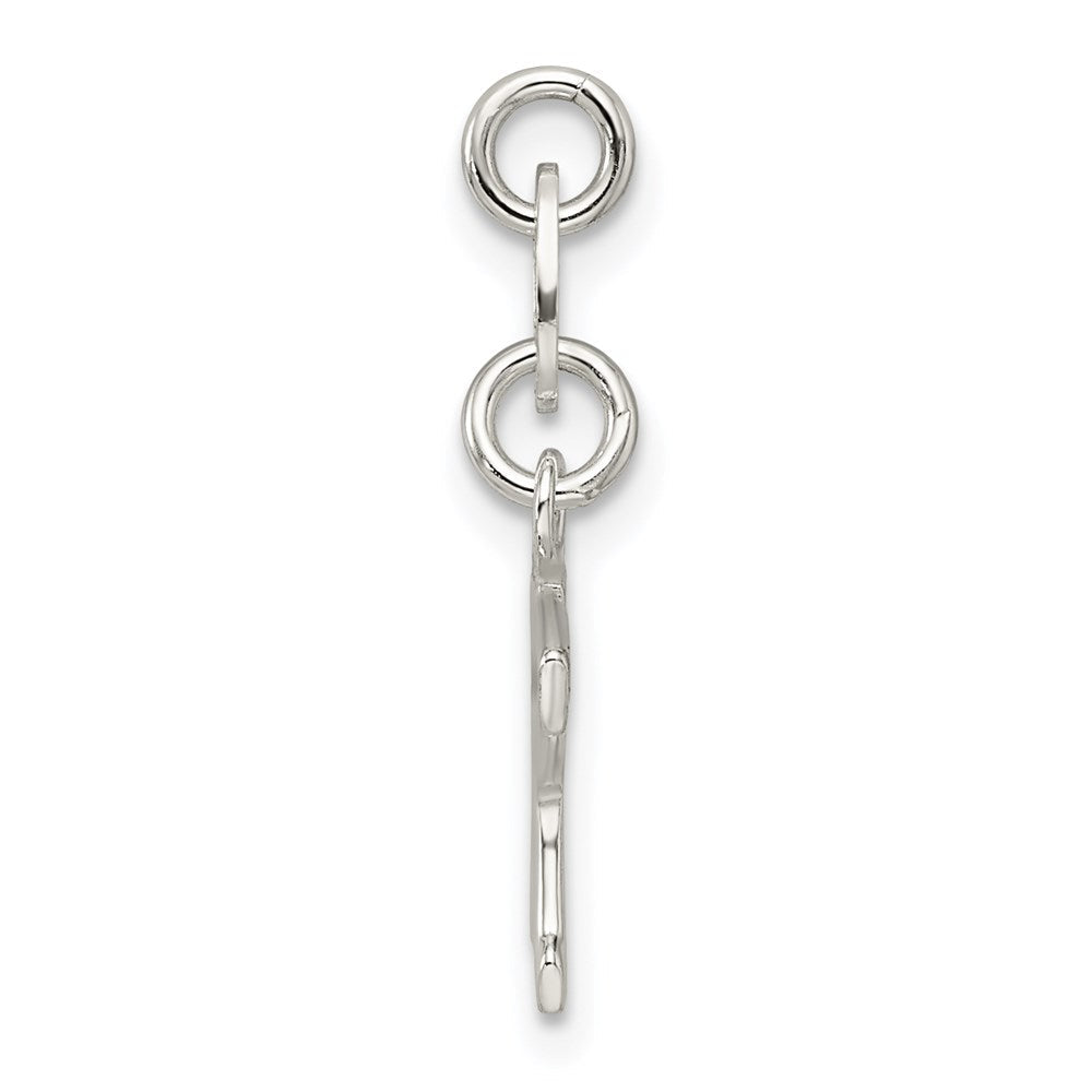 Sterlingsilber Buchstabe K Initiale Charm