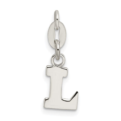 Sterlingsilber Buchstabe L Initiale Charm