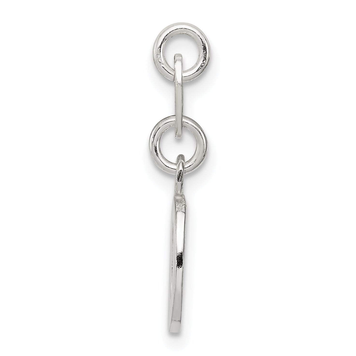 Sterlingsilber Buchstabe O Initiale Charm