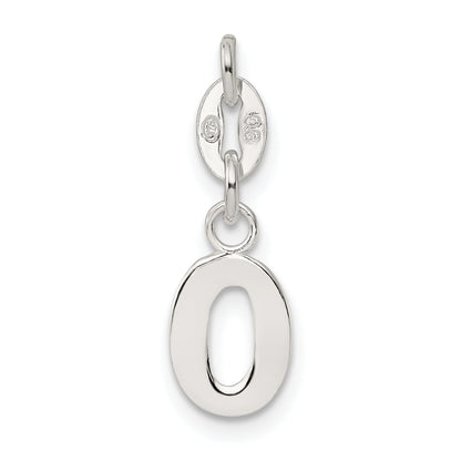 Sterlingsilber Buchstabe O Initiale Charm