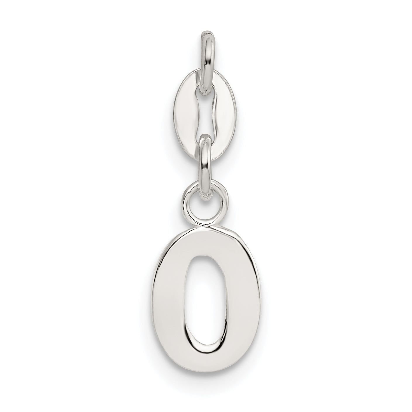 Sterlingsilber Buchstabe O Initiale Charm