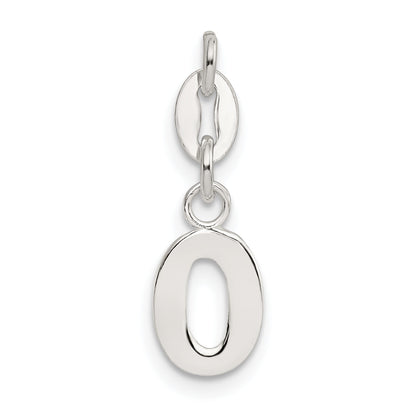 Sterlingsilber Buchstabe O Initiale Charm