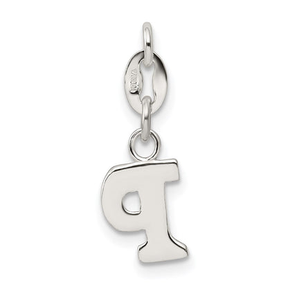 Sterlingsilber Buchstabe P Initiale Charm