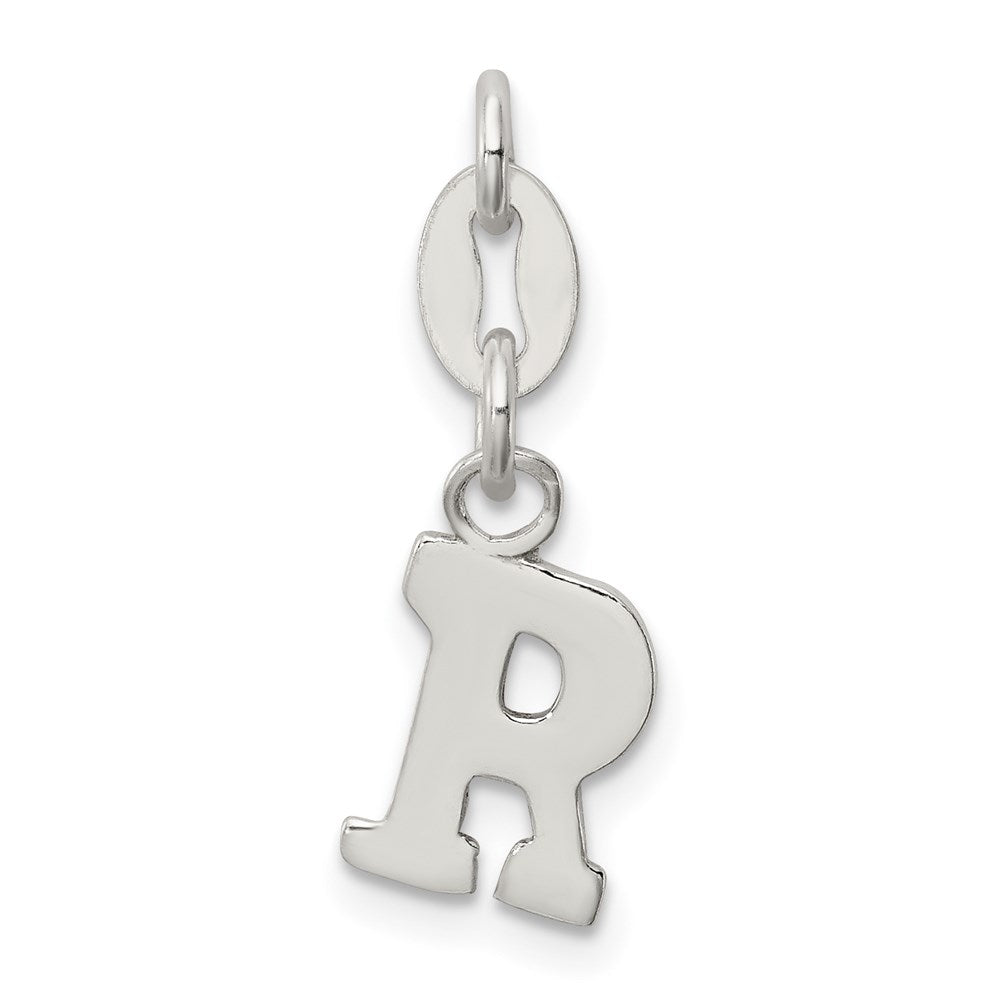 Sterlingsilber Buchstabe R Initiale Charm
