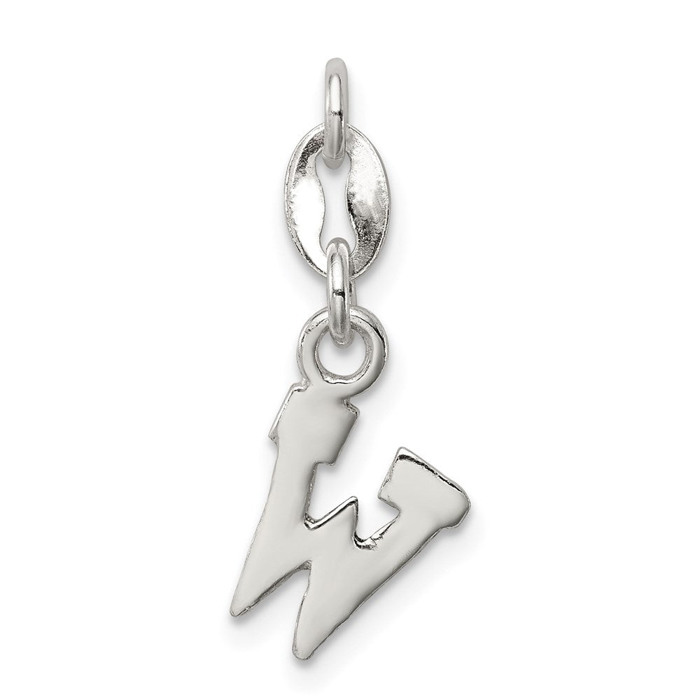 Sterlingsilber Buchstabe W Initiale Charm