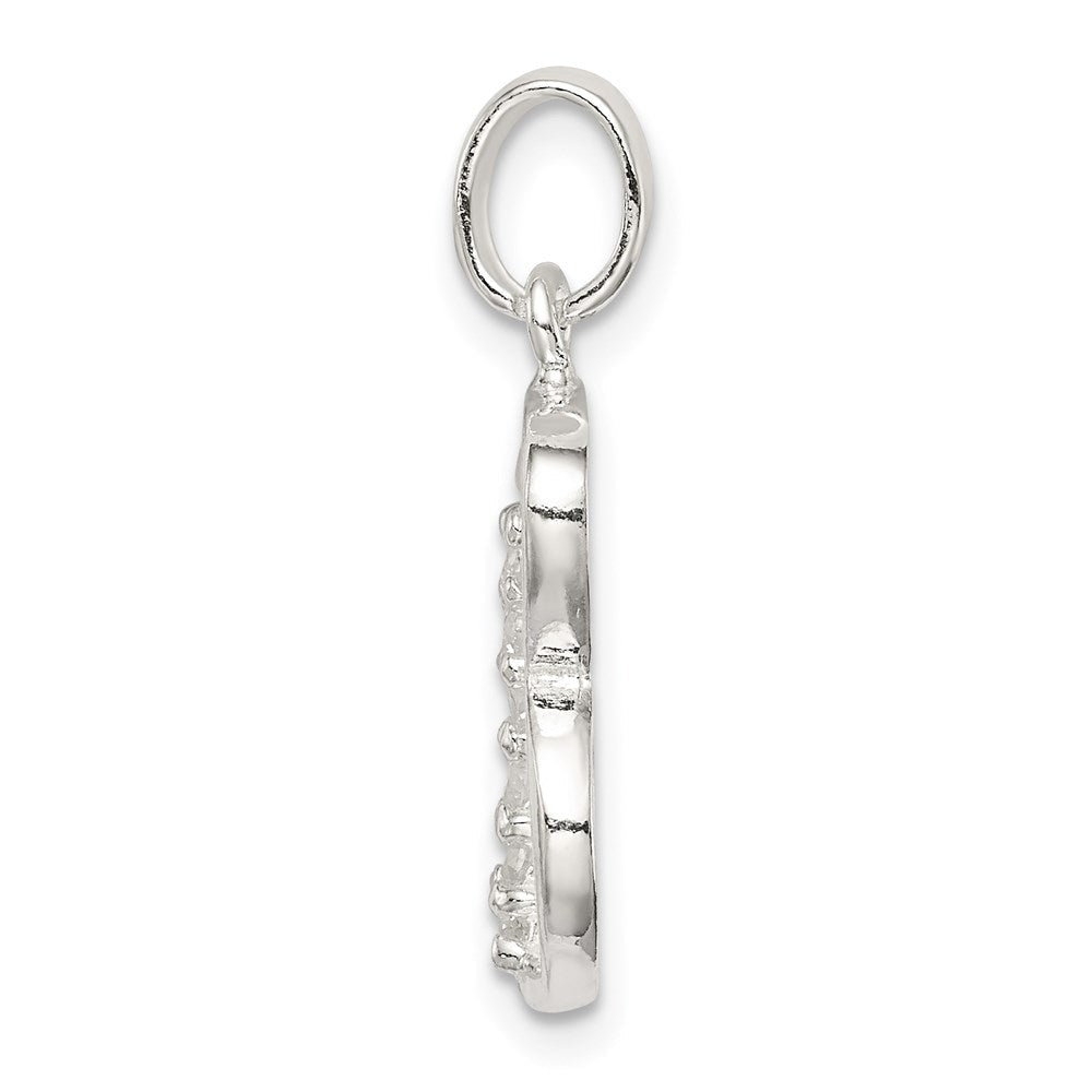 Sterlingsilber Zirkonia Buchstabe B Initiale Anhänger