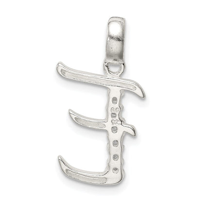 Sterlingsilber Zirkonia Buchstabe E Initiale Anhänger