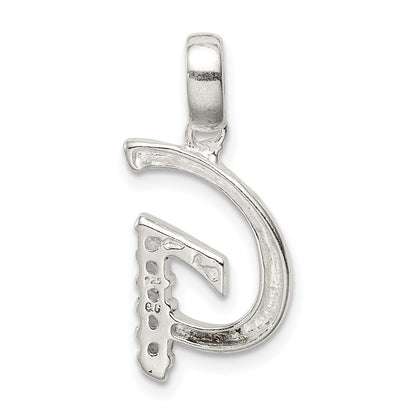 Sterlingsilber Zirkonia Buchstabe G Initiale Anhänger