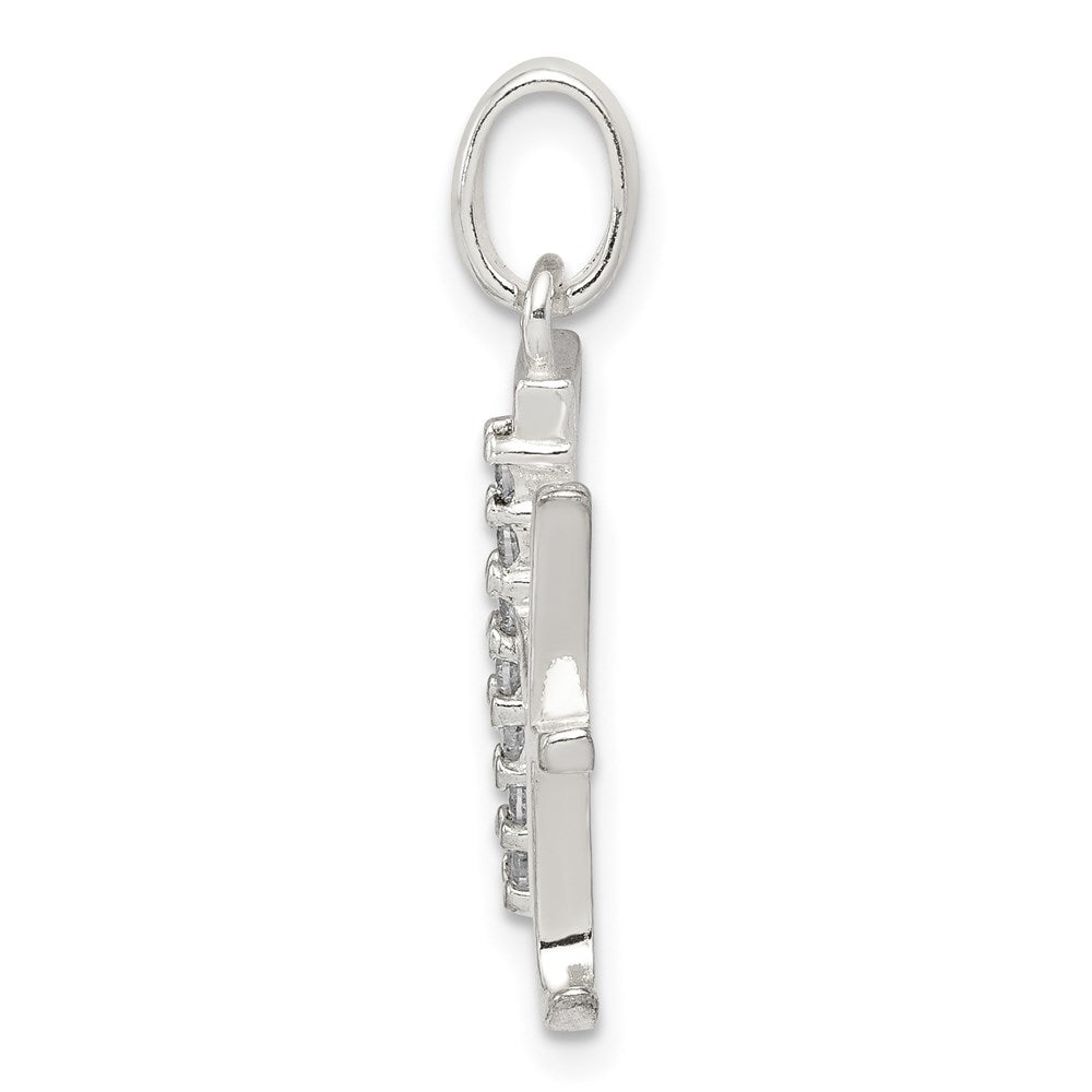 Sterlingsilber Zirkonia Buchstabe H Initiale Anhänger