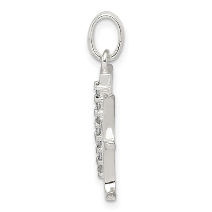 Sterlingsilber Zirkonia Buchstabe H Initiale Anhänger
