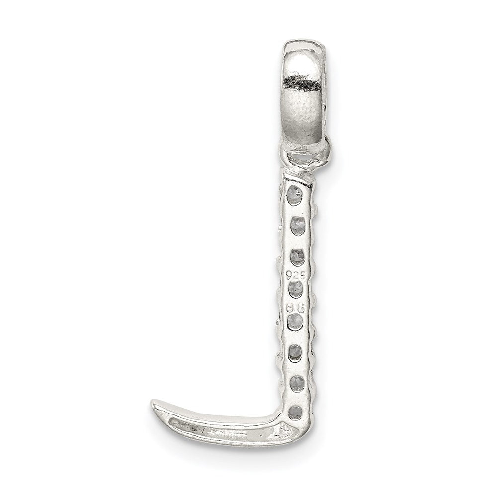 Sterlingsilber Zirkonia Buchstabe L Initiale Anhänger