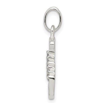 Sterlingsilber Zirkonia Buchstabe S Initiale Anhänger