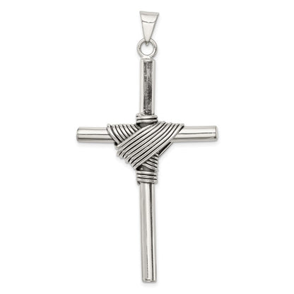 Sterlingsilber Antikisiert Kreuz Anhänger