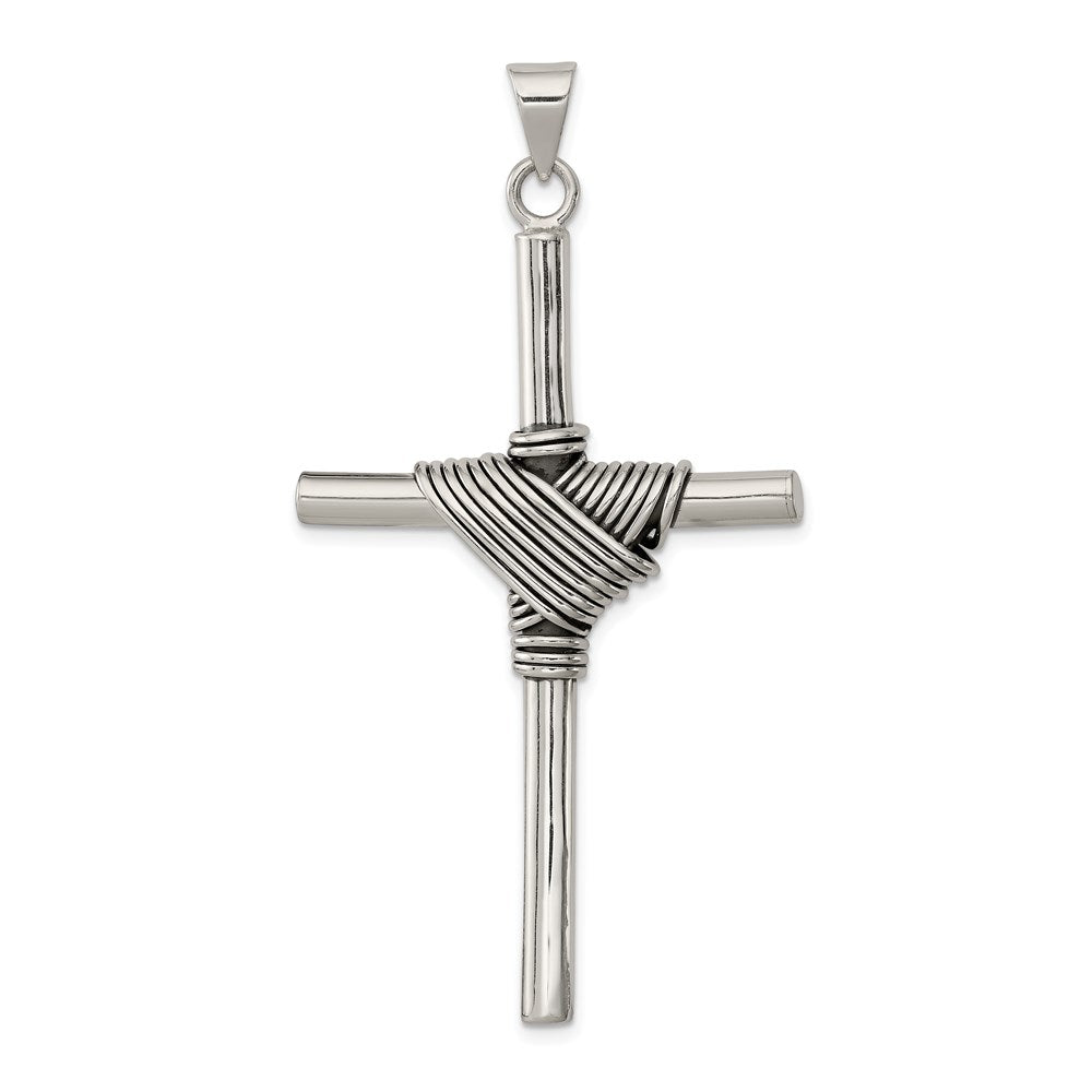 Sterlingsilber Antikisiert Kreuz Anhänger