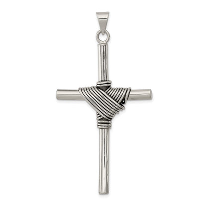 Sterlingsilber Antikisiert Kreuz Anhänger