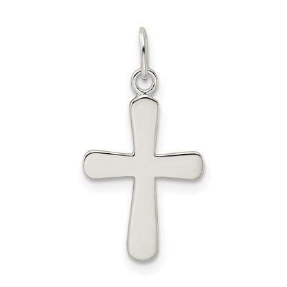 Sterlingsilber Poliert Kreuz Charm