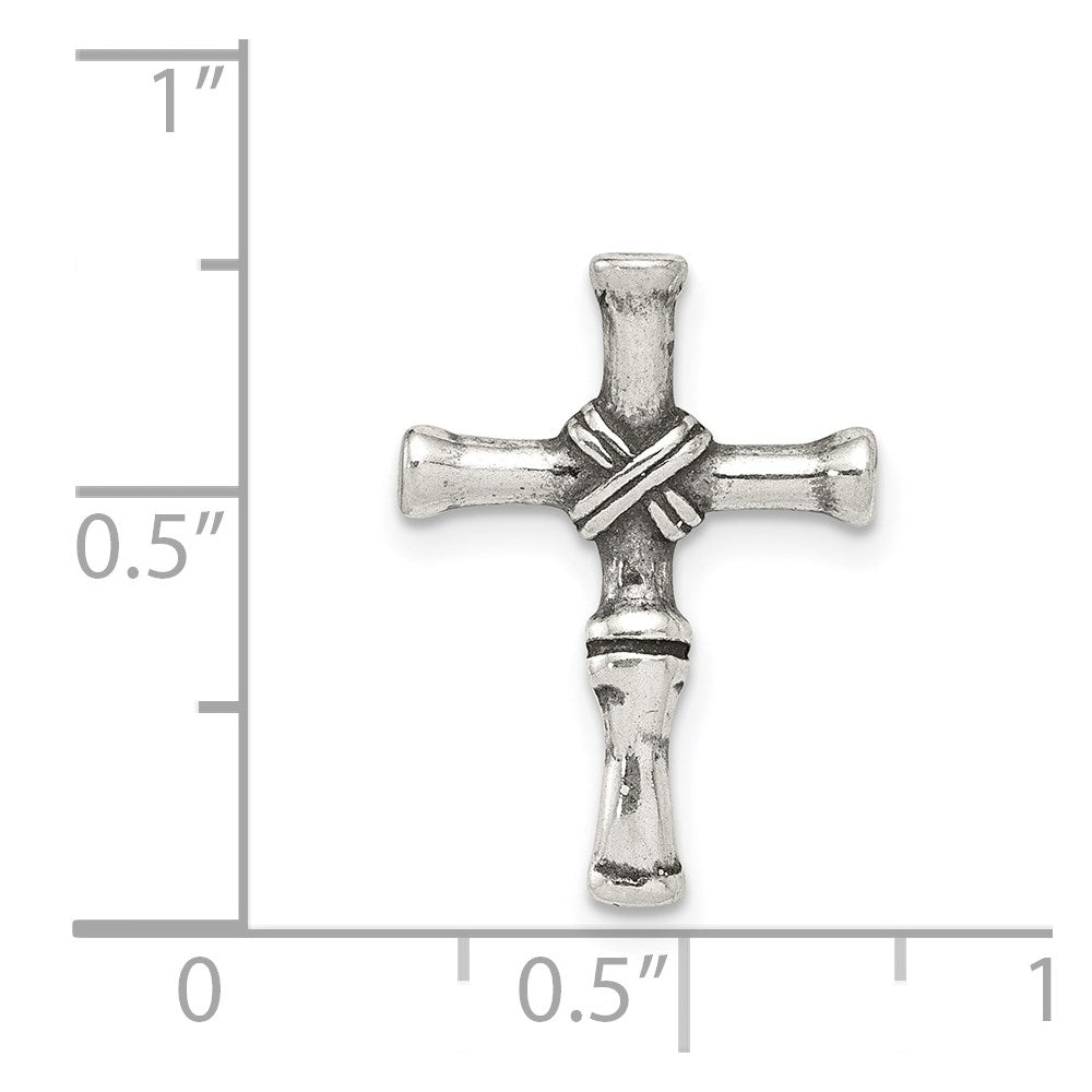 Sterlingsilber Antikisiert Kreuz Anhänger