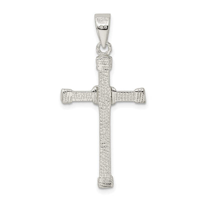 Sterlingsilber Poliert Kreuz Anhänger