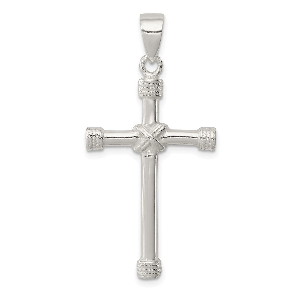 Sterlingsilber Poliert Kreuz Anhänger
