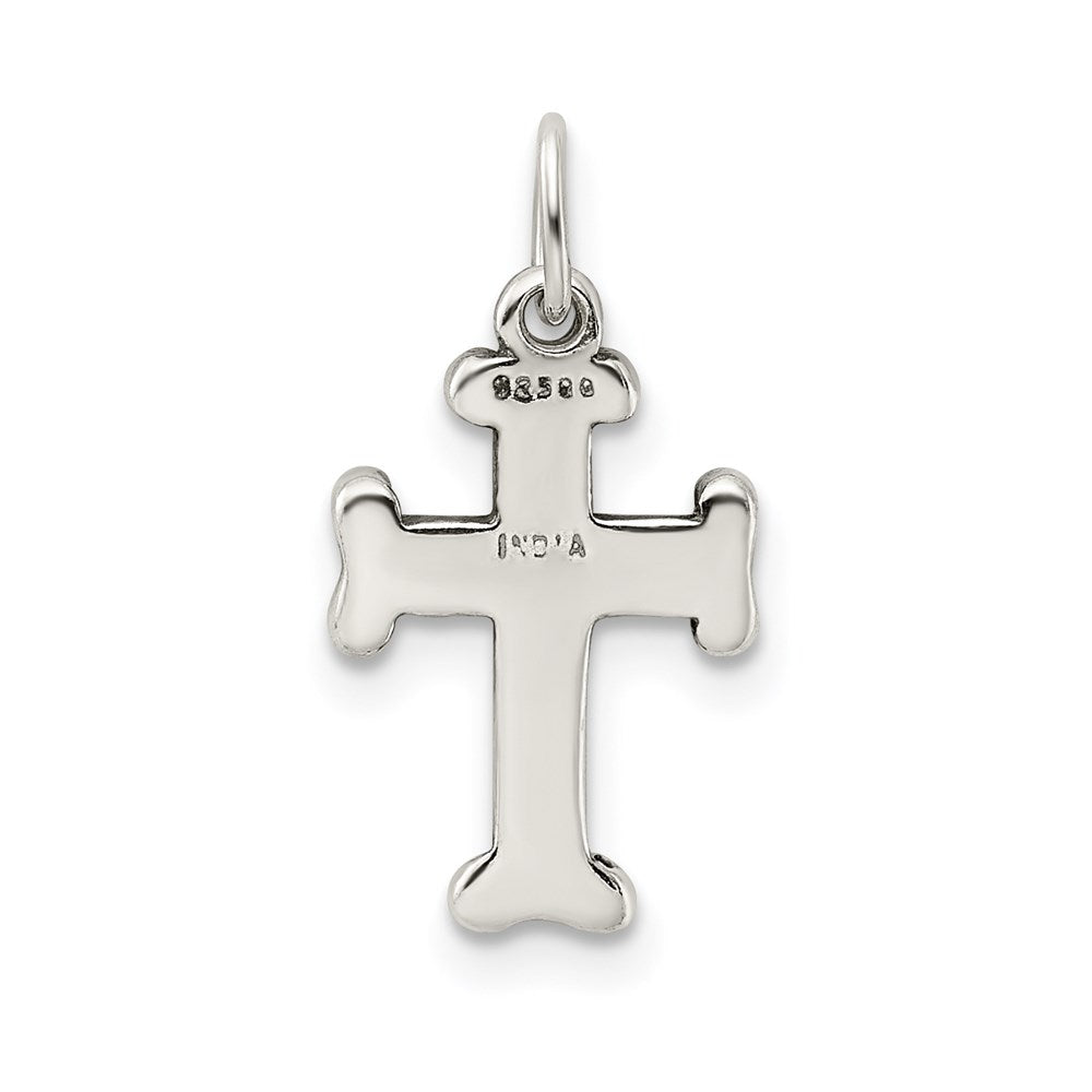 Sterlingsilber Antikisiert Kreuz Charm