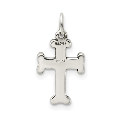 Sterlingsilber Antikisiert Kreuz Charm