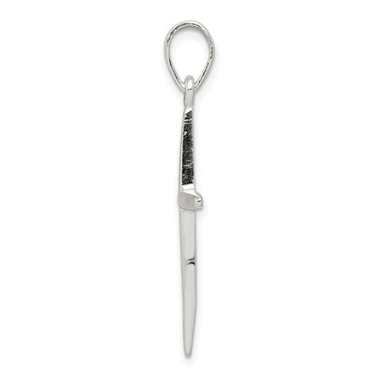 Sterlingsilber Poliert Kreuz Anhänger