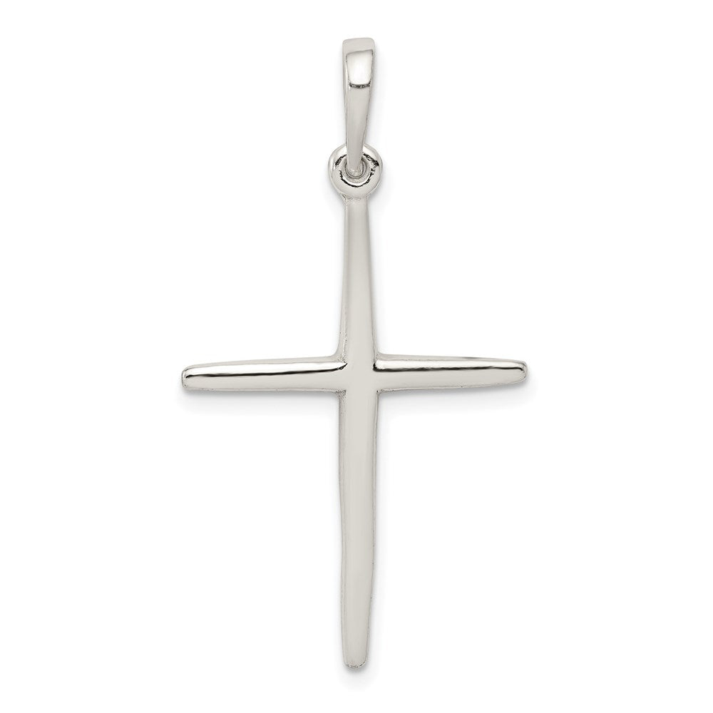 Sterlingsilber Poliert Kreuz Anhänger