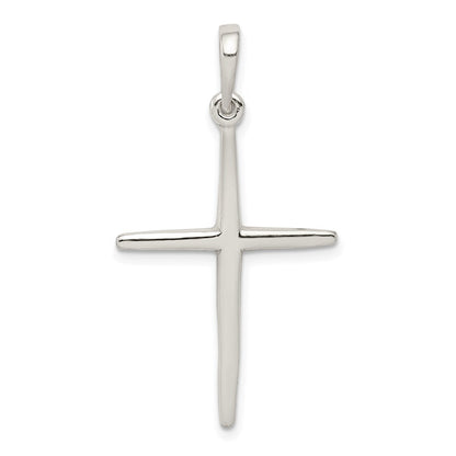 Sterlingsilber Poliert Kreuz Anhänger
