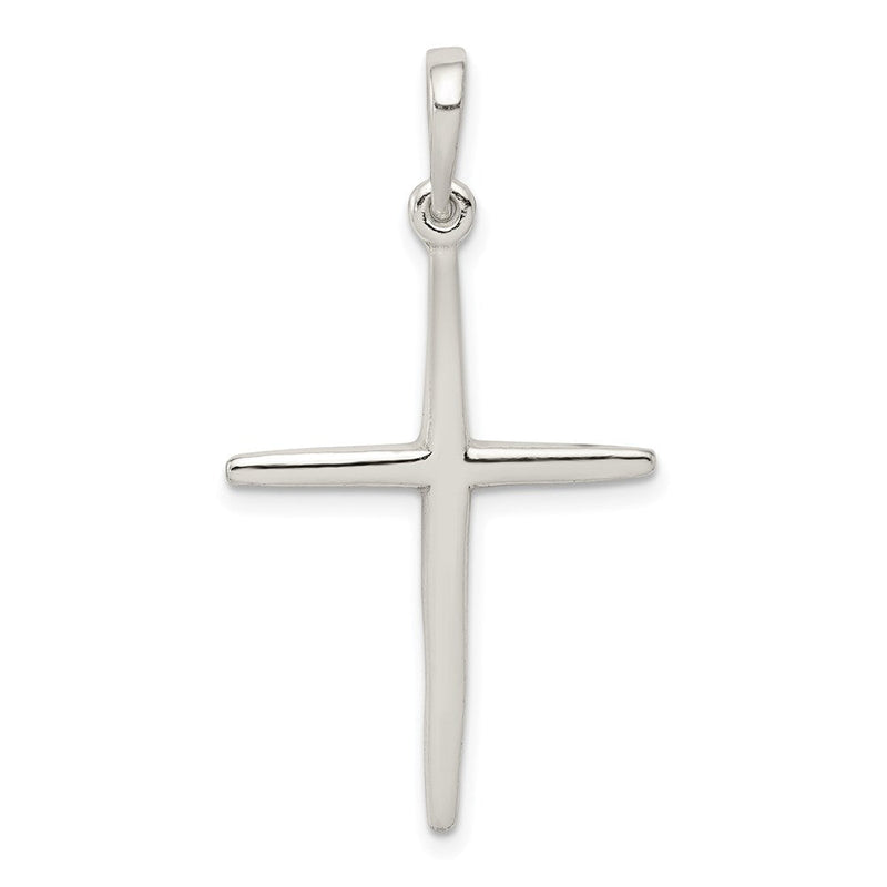 Sterlingsilber Poliert Kreuz Anhänger