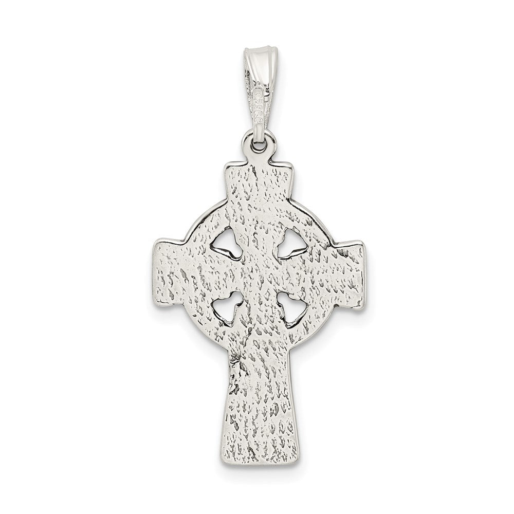 Sterlingsilber Antikisiert Keltisch Kreuz Anhänger