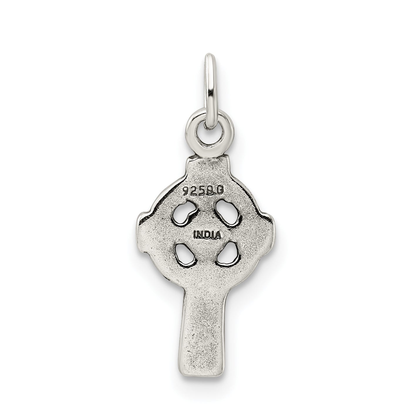 Sterlingsilber Antikisiert Keltisch Kreuz Charm