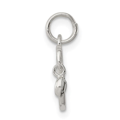 Sterlingsilber Zirkonia Poliert Taube Charm