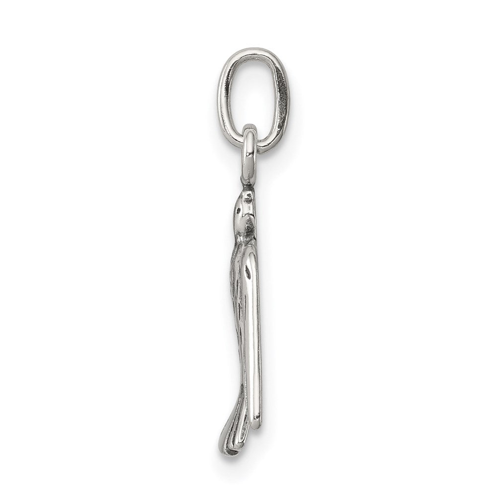 Sterlingsilber Antikisiert Taube Charm