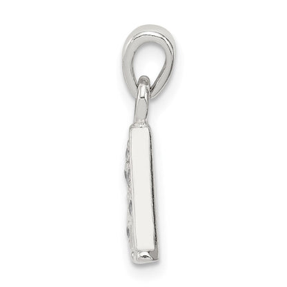 Sterlingsilber Zirkonia Buchstabe A Initiale Anhänger