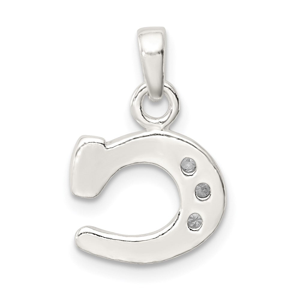 Sterlingsilber Zirkonia Buchstabe C Initiale Anhänger
