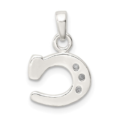 Sterlingsilber Zirkonia Buchstabe C Initiale Anhänger