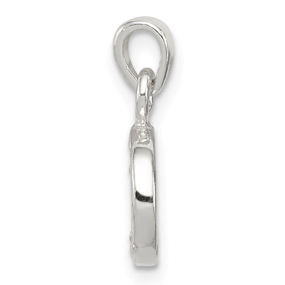 Sterlingsilber Zirkonia Buchstabe D Initiale Anhänger