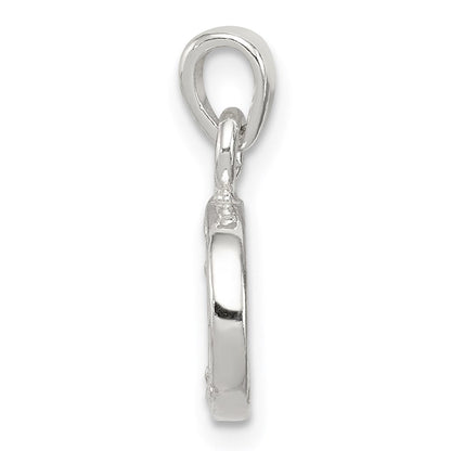 Sterlingsilber Zirkonia Buchstabe D Initiale Anhänger