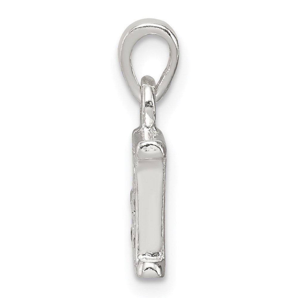 Sterlingsilber Zirkonia Buchstabe H Initiale Anhänger
