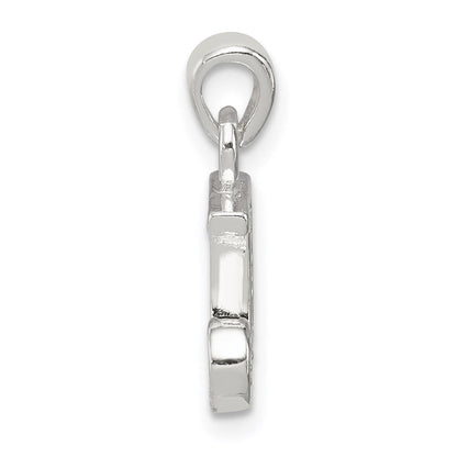 Sterlingsilber Zirkonia Buchstabe J Initiale Anhänger