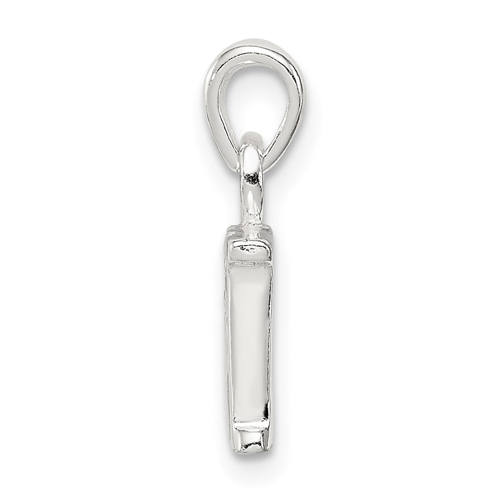Sterlingsilber Zirkonia Buchstabe M Initiale Anhänger
