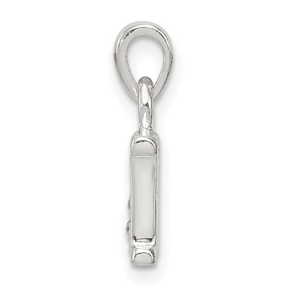 Sterlingsilber Zirkonia Buchstabe N Initiale Anhänger
