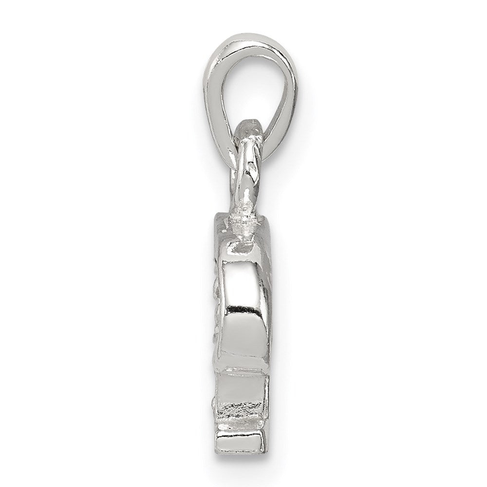 Sterlingsilber Zirkonia Buchstabe P Initiale Anhänger
