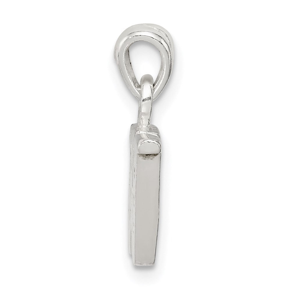 Sterlingsilber Zirkonia Buchstabe W Initiale Anhänger