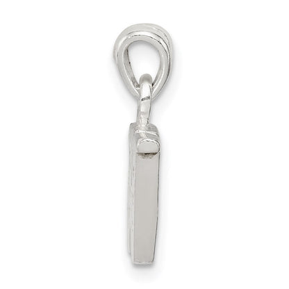 Sterlingsilber Zirkonia Buchstabe W Initiale Anhänger