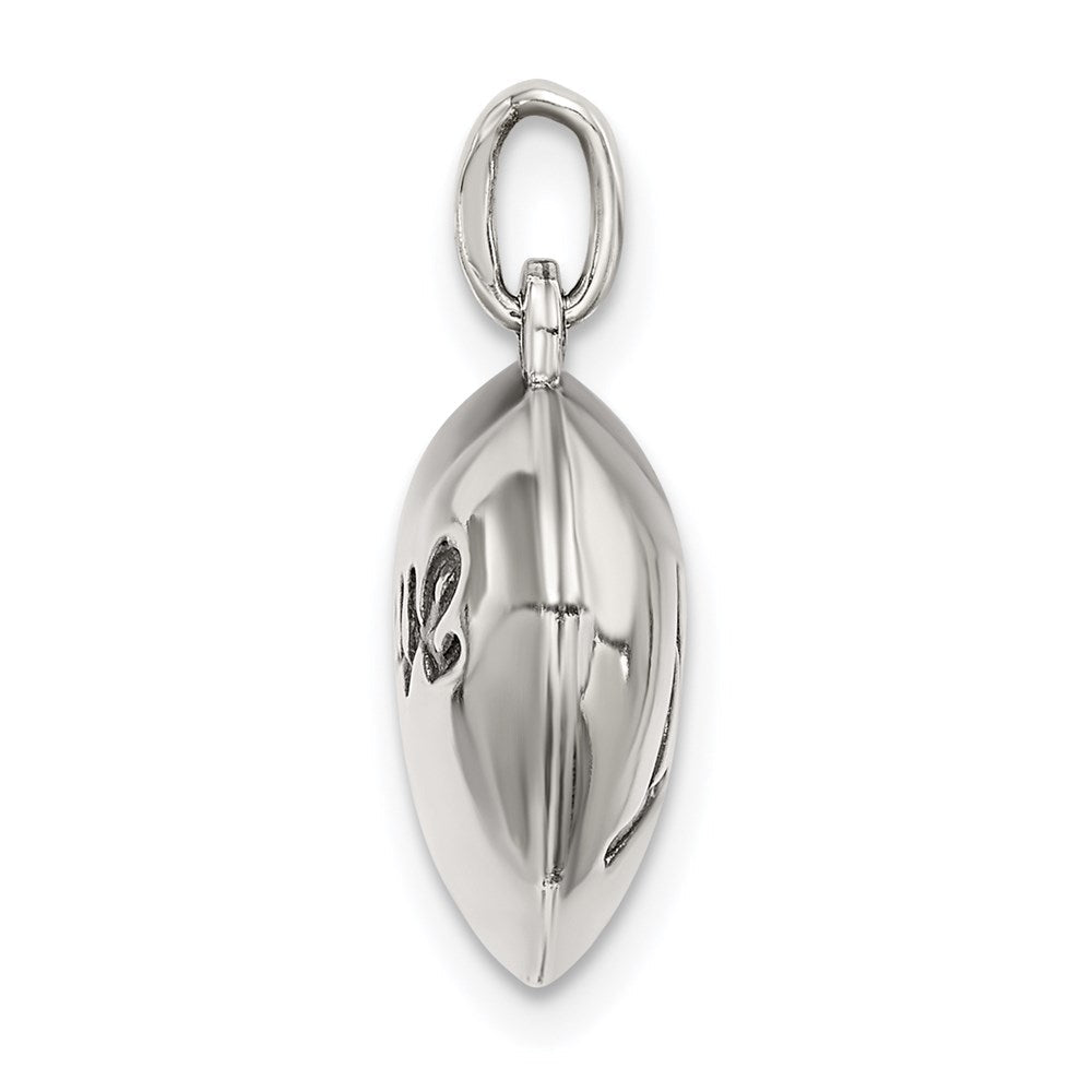 Sterlingsilber Liebe Gewölbt Herz Charm