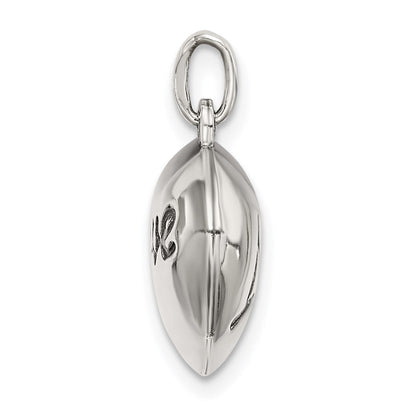 Sterlingsilber Liebe Gewölbt Herz Charm