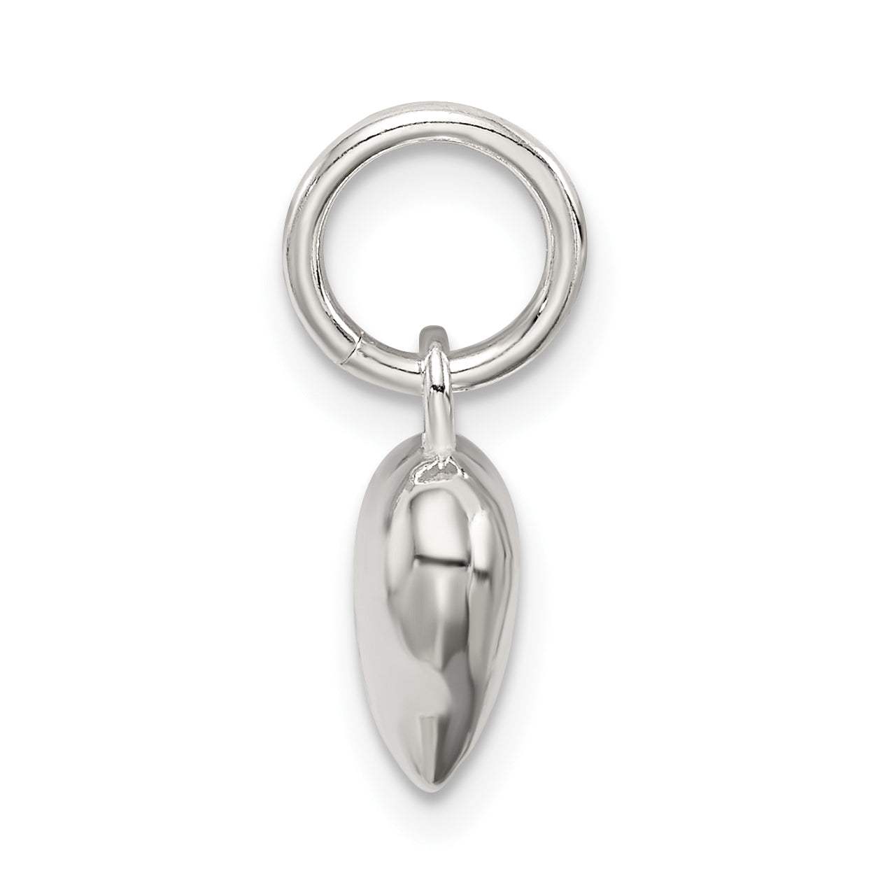 Sterlingsilber Puff Herz Charm