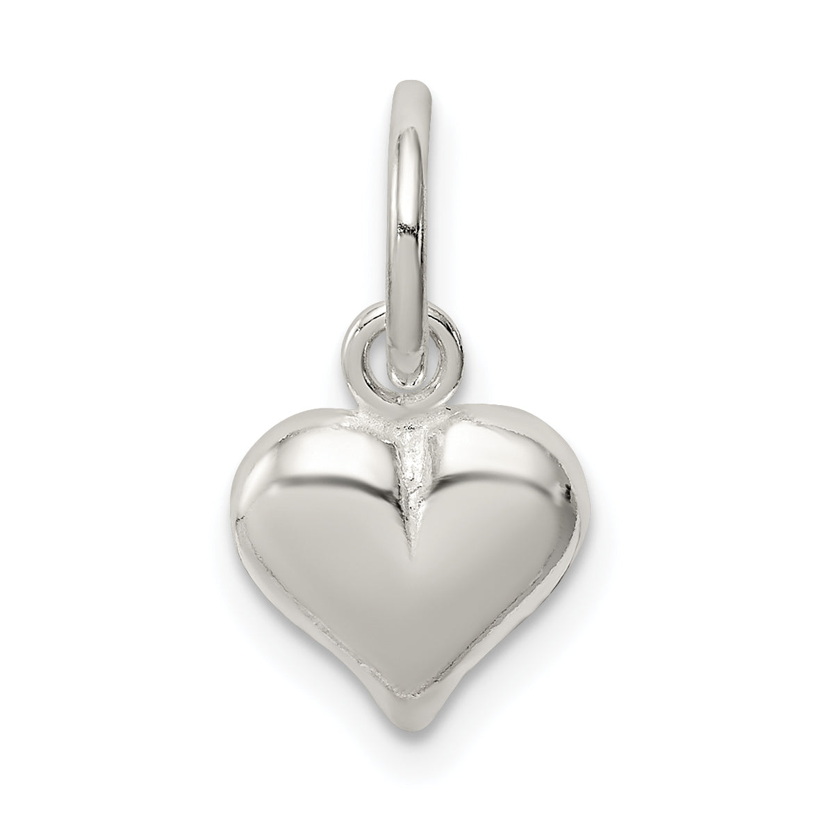 Sterlingsilber Puff Herz Charm