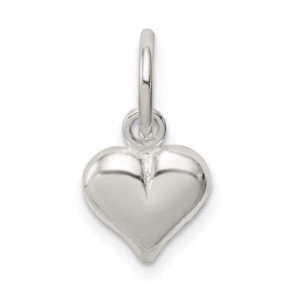 Sterlingsilber Puff Herz Charm